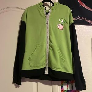 Hot topics invader Zim cosplay girls hoodie